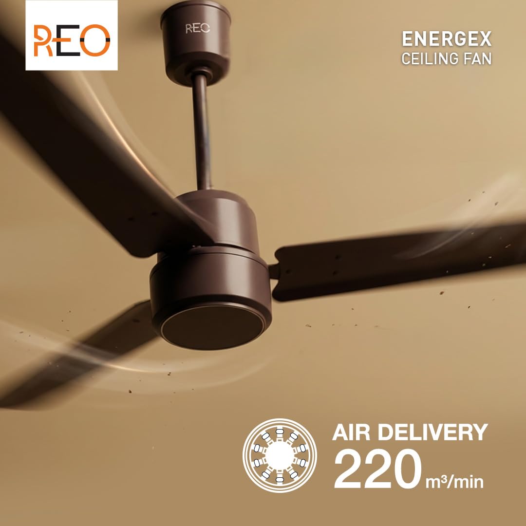 Havells REO Energex BLDC 1200MM Ceiling Fan (Cocoa Brown)