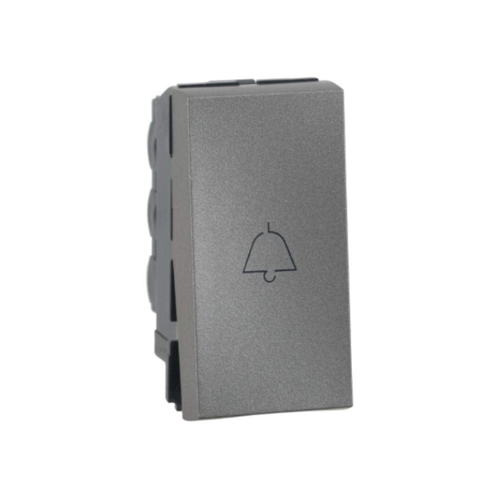 Legrand Arteor 6 A Bell Push 1M (Magnesium 573613)