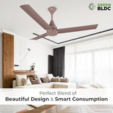 RR Signature Slimaire BLDC Ceiling Fan with Remote (Rustic Copper)