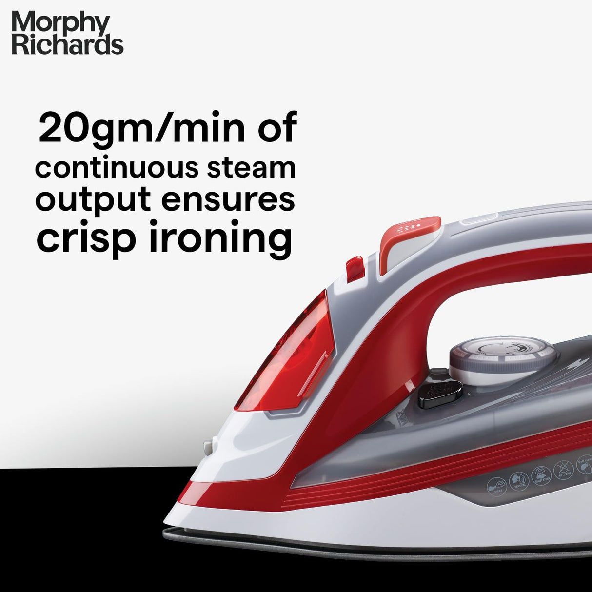 Morphy Richards Ultra Glide Steam Iron 1600 WATTS 500071