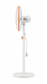 Havells Celeste 2-in-1 Pedestal-Cum-Table Fan, 400mm (White Orange)