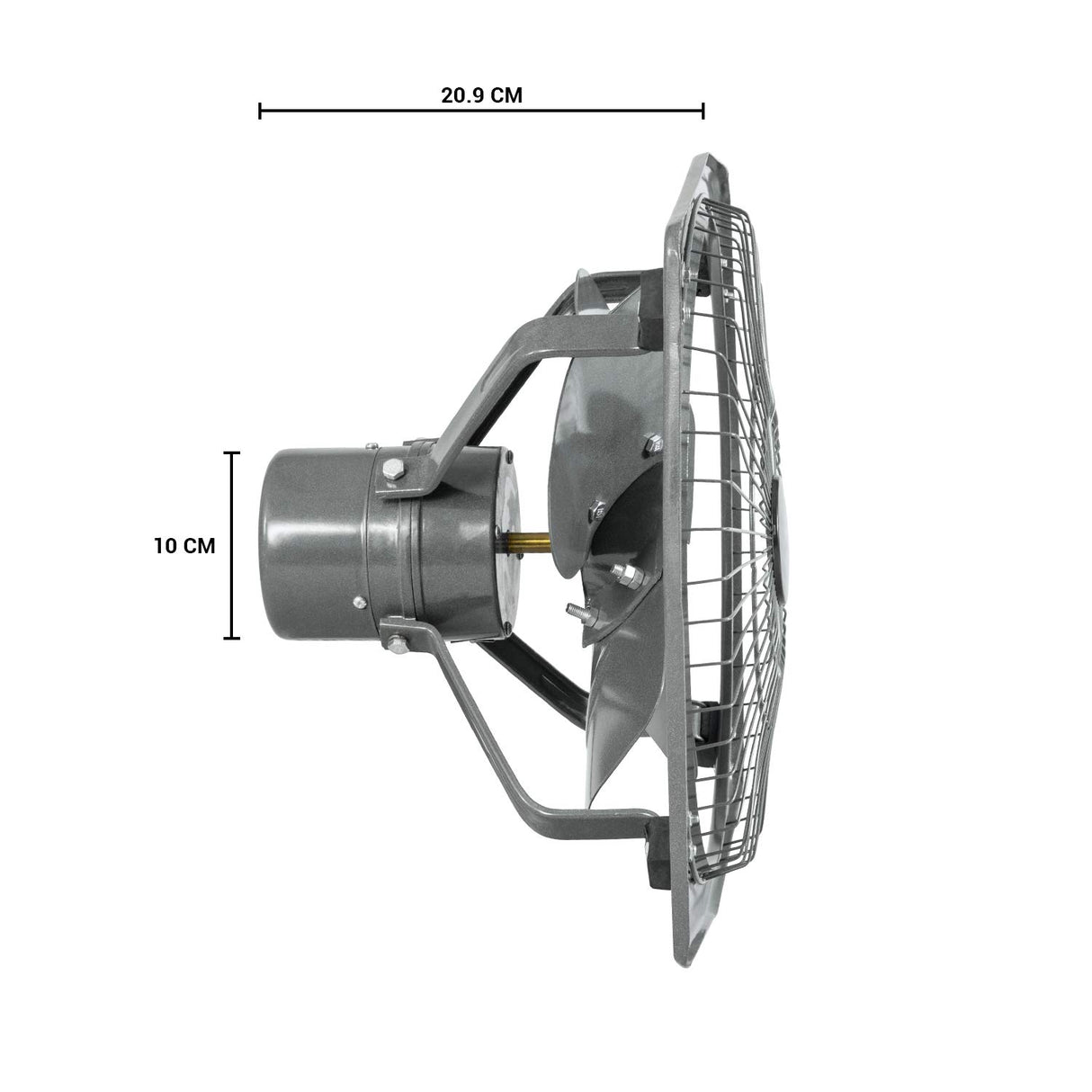 Usha AeroClean Plus 230mm Exhaust Fan (Metallic Grey)