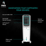 Nnex By Bajaj TAC T1 40 L Tower Cooler (White)