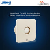 Luminous Vento Air 150mm Exhaust Fan (White)