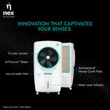 Nnex by Bajaj DAC D2 75L Desert Air Cooler (White)