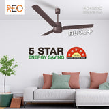Havells REO Energex BLDC 1200MM Ceiling Fan (Cocoa Brown)