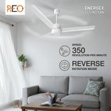 Havells REO Energex BLDC 1200MM Ceiling Fan (Elegant White)