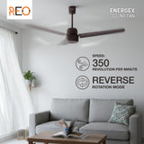Havells REO Energex BLDC 1200MM Ceiling Fan (Cocoa Brown)