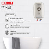 Usha Instafesh Neo 5 Litre Instant Water Heater (White)