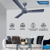 Crompton Highspeed Rapidus 1200mm Ceiling Fan (Pearl Grey)