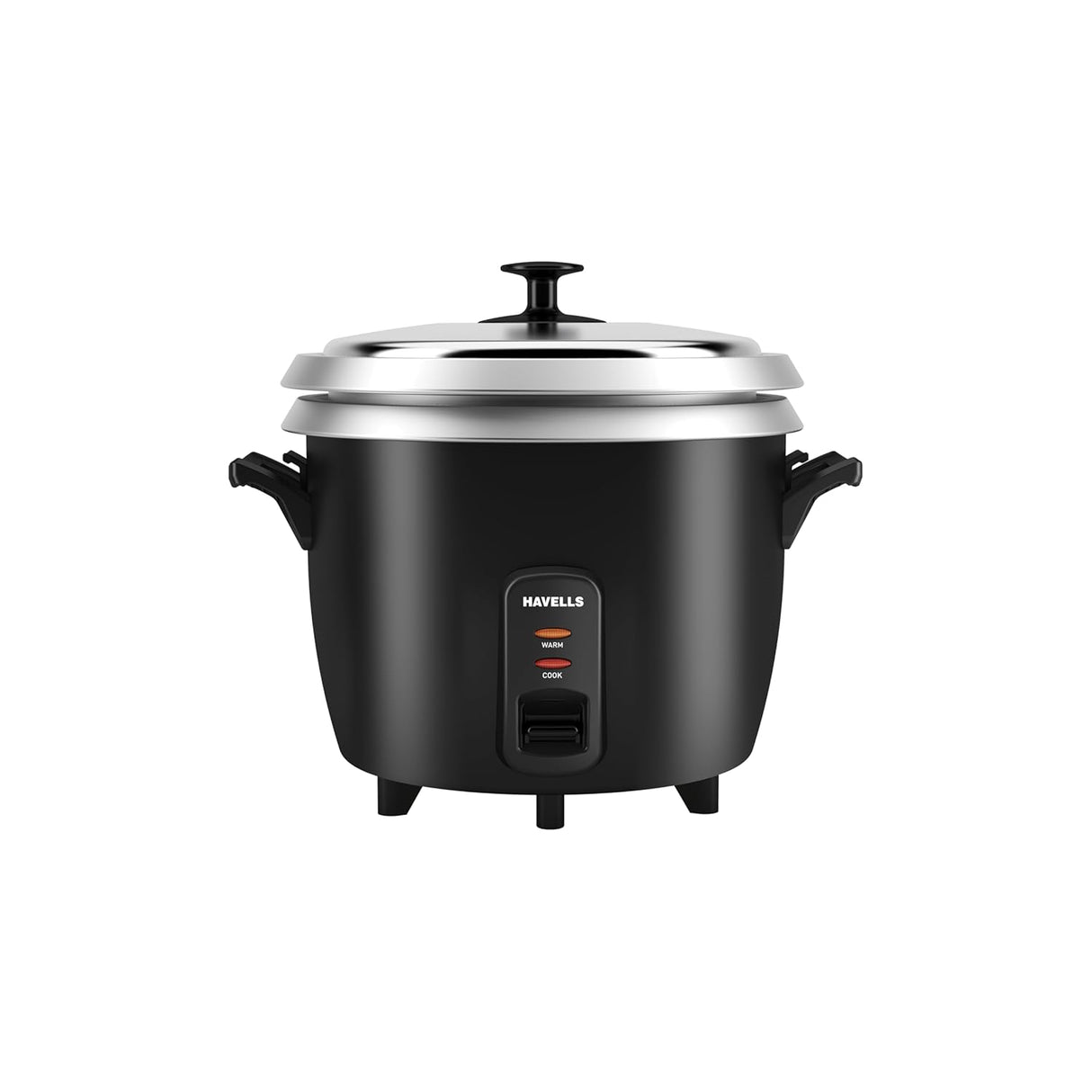 Havells Riso Plus 1.8 Litre 2 Bowl 700W Rice Cooker (Black)