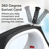 Crompton Desire Plus 1100W 1.5KG Heavyweight Iron (Black)