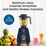 Crompton AMEO PRO Motor Vent-X Technology 750 W Juicer Mixer Grinder  (4 Jars | Black & Blue)