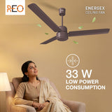 Havells REO Energex BLDC 1200MM Ceiling Fan (Cocoa Brown)