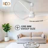 Havells REO Energex BLDC 1200MM Ceiling Fan (Elegant White)
