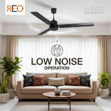 Havells REO Energex BLDC 1200MM Ceiling Fan (Matte Black)
