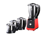 USHA iChef 750W Mixer Grinder (3 Jars, Red & Black)