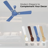 Polycab Eleganz Plus 1200mm Ceiling Fan (Indigo Blue)