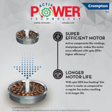 Crompton Highspeed Rapidus 1200mm Ceiling Fan (Pearl Grey)