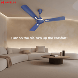 Havells Quickair 1200mm Ceiling Fan (Matt Blue)