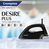 Crompton Desire Plus 1100W 1.5KG Heavyweight Iron (Black)