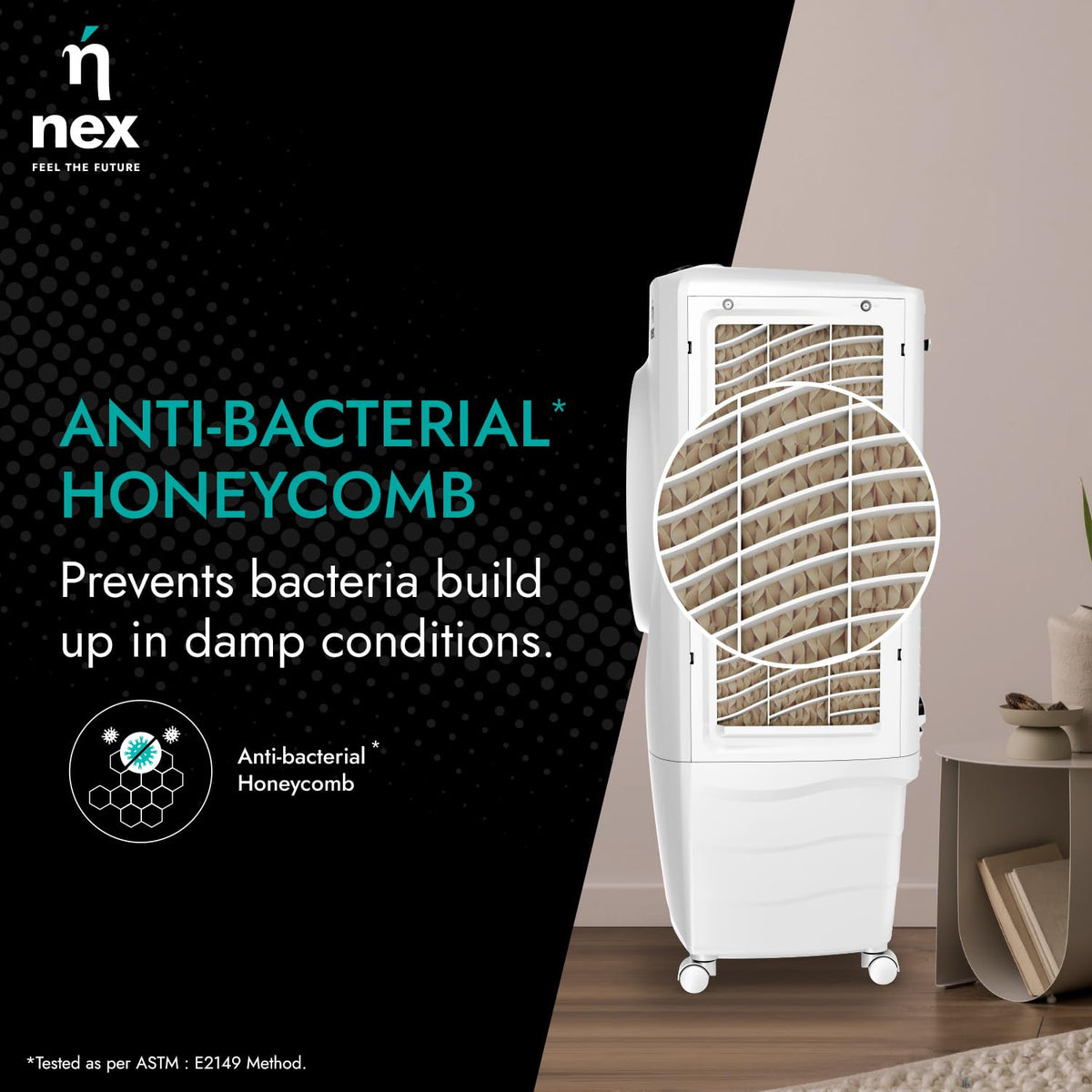 Nnex by Bajaj DAC D2 75L Desert Air Cooler (White)