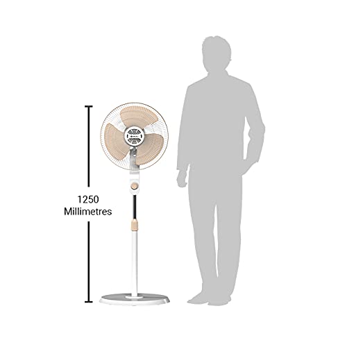 Bajaj Veloce 400mm Champagne Fizz Pedestal Fan