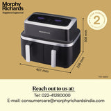 Morphy Richards DuoCrisp 510063 Digital Air fryer with Touch Panel