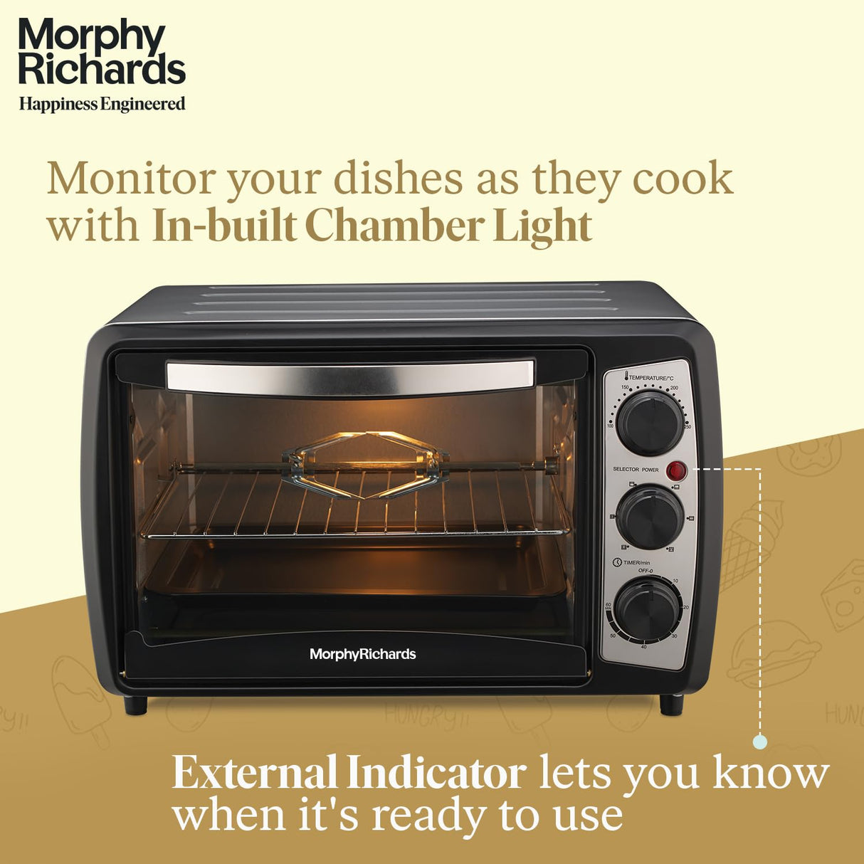 Morphy Richards 20R OTG 20-Litre Oven Toaster Grill (Silver)