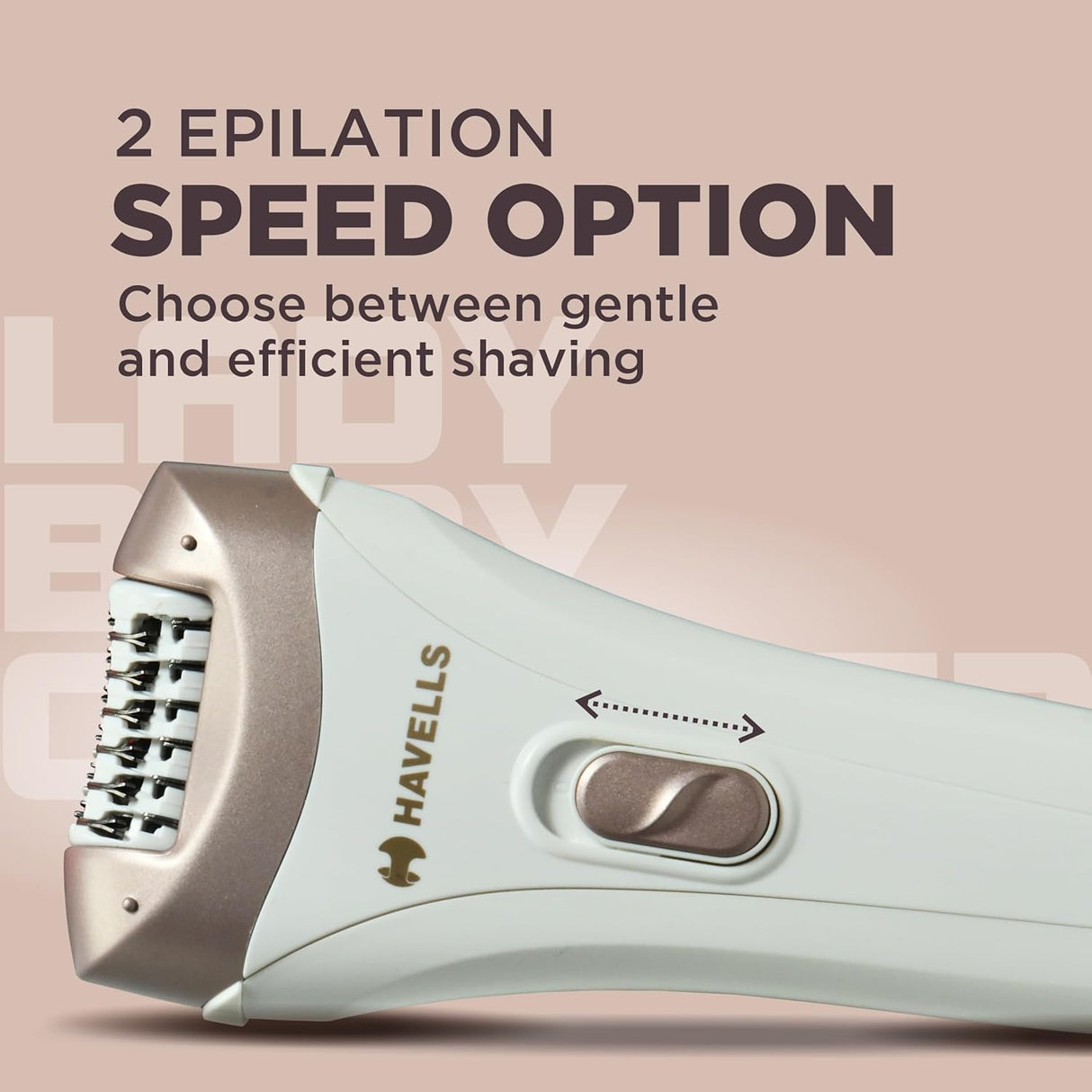 Havells Cordless Rechargeable Epilator for Women (White)