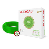 Polycab Green Wire+ 90M coil  1.5 SQ MM (Green)