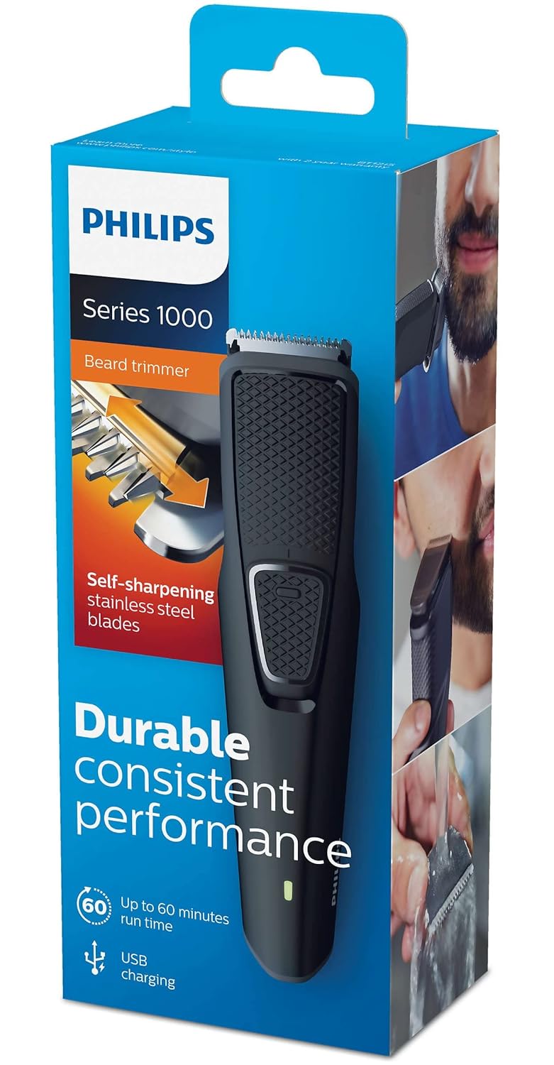 Philips BT1215/15 usb cordless beard trimmer (black)