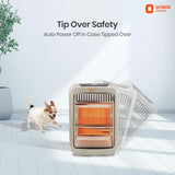 Orient Electric Stark Quartz Room Heater 800W (White)