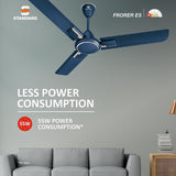 Havells Standard Frorer 1200mm Ceiling Fan (Matt Blue Indigo Chrome)