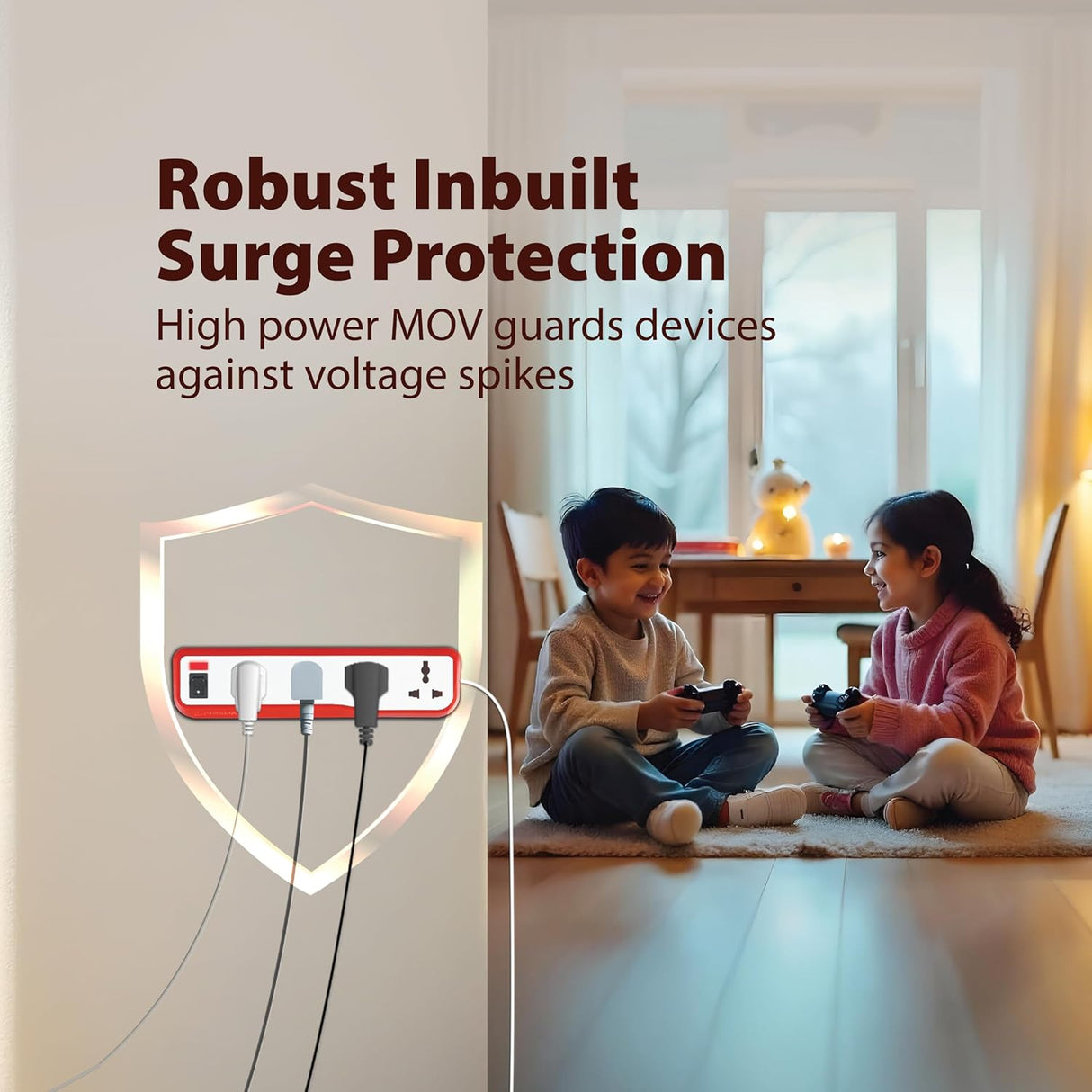 Havells EcoStar 4+1 Surge Spikeguard 4m