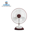 Standard Alfa High Speed 400mm Table Fan (Red)