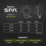 SYMPHONY SPA 15 LITRE STORAGE WATER HEATER