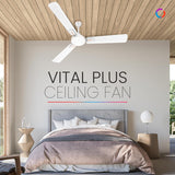 Polycab Vital Plus HS 1200mm 1-Star Ceiling fan (Satin White)