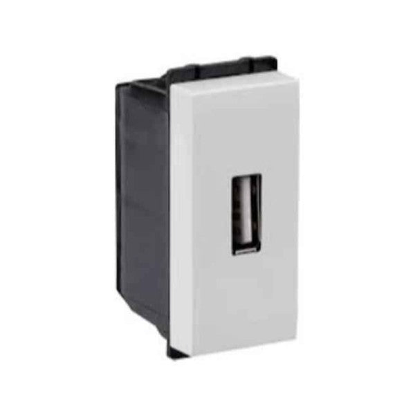 Crabtree Murano OLD USB Charger 2.1 A Single Port WHITE ACMKGXW002