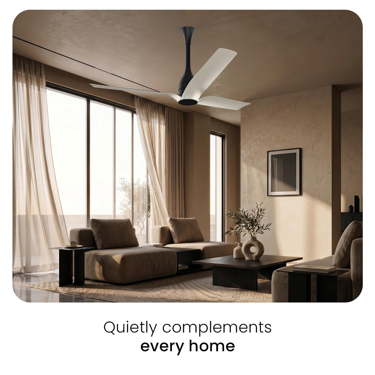 Orient Electric Aerosilent 1200mm BLDC Ceiling Fan with Remote | Dune Gold