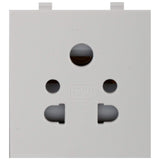 Anchor Roma 10A 2M Multi Socket 2/3-Pin Socket (White)