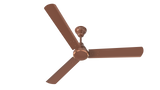 The Polycab Aero rush Ceiling fan in earth brown colour 