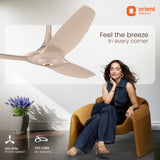 Orient Electric Aeroquiet 1230mm Premium Ceiling Fan (Mystic Gold)