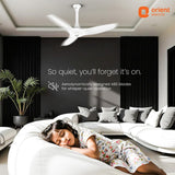 Orient Electric Aeroquiet 1230mm Premium Ceiling Fan (White)