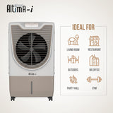 Havells Altima-I 70 Litre Desert Air Cooler with Remote | White Champagne Gold