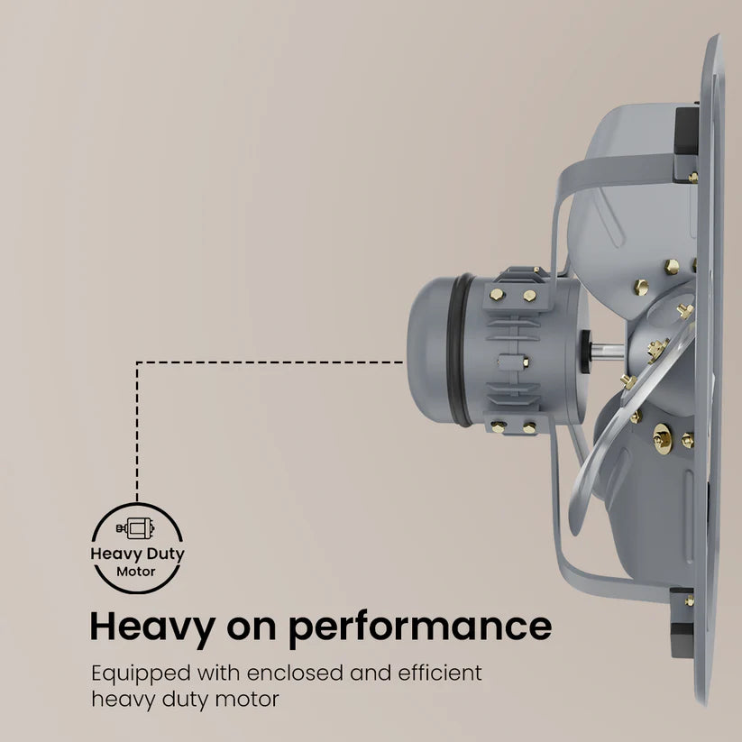 Crompton EXHD600 600mm Heavy Duty Exhaust Fan (950 RPM, 6 Pole 1 Phase)