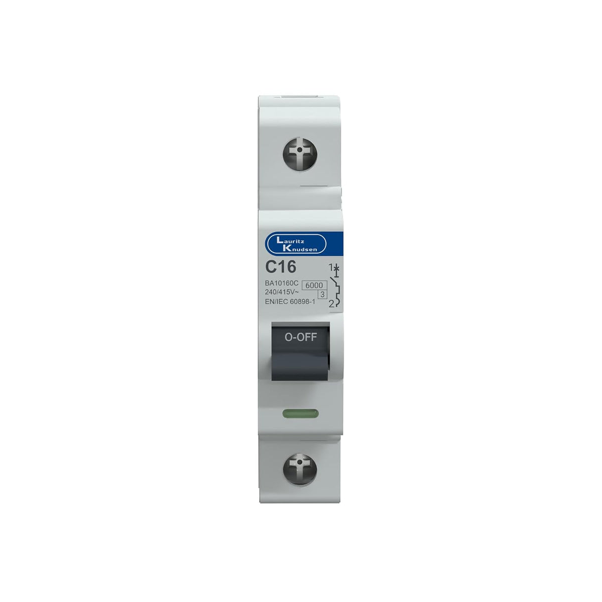Lauritz Knudsen Tripper 16A Single Pole C Curve MCB