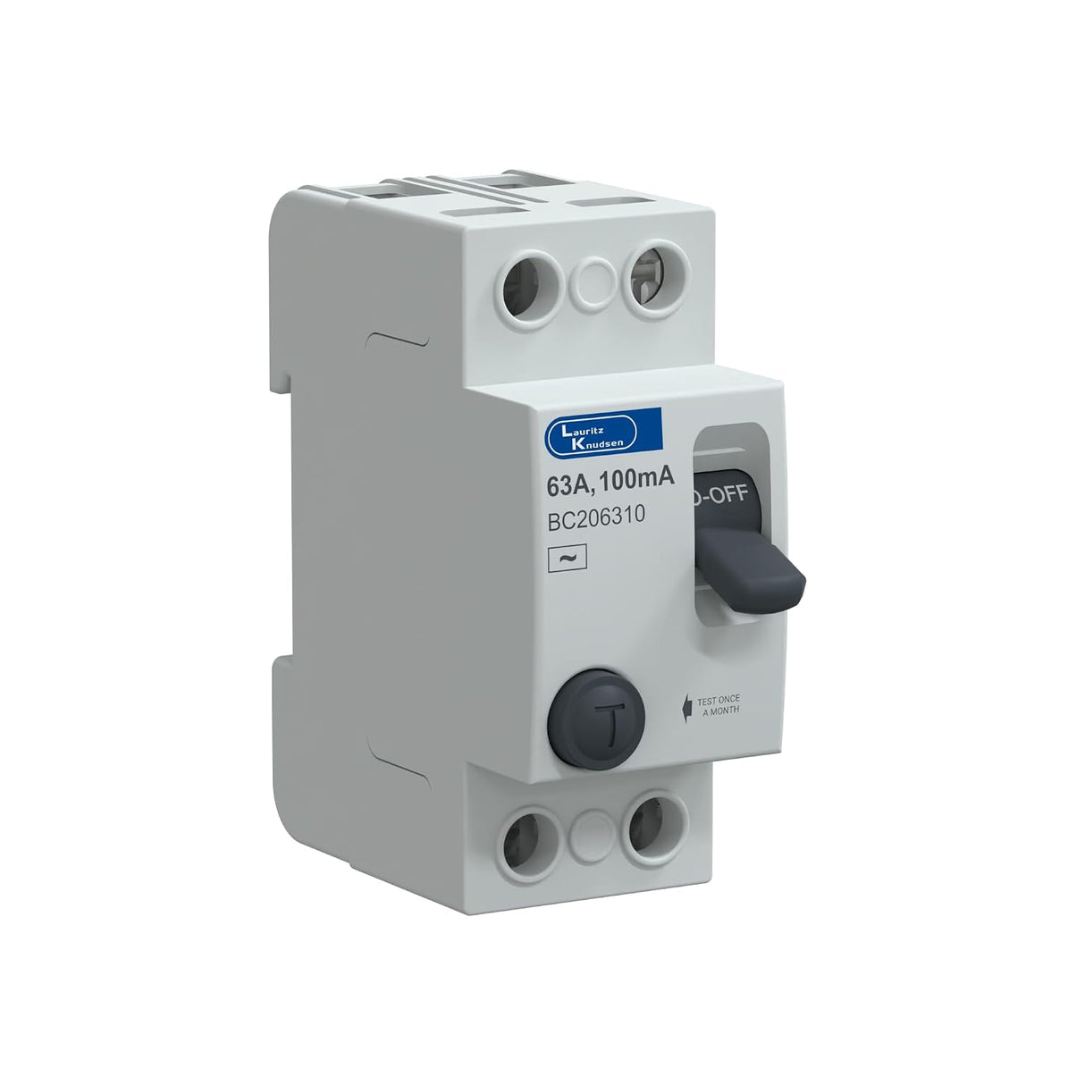 Lauritz Knudsen Tripper Double Pole 100mA 63A RCCB BC206310