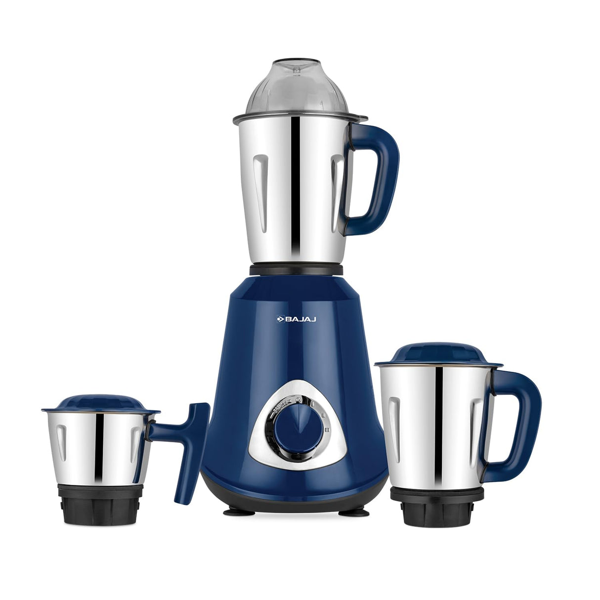 Bajaj Military Series Glamore 3 Jar 800-Watts Mixer Grinder (Royal Blue)