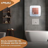 Bajaj Maestro 25 Litre Storage Water Heater | White & Beige